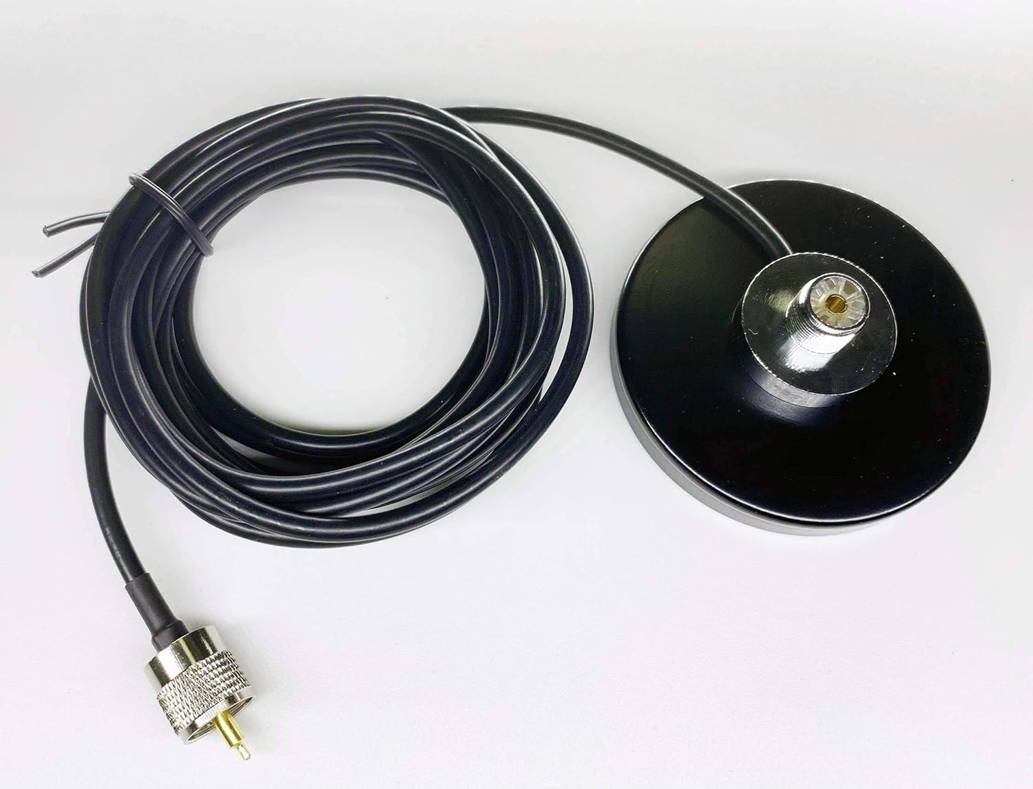Mobile Radio Antenna N1 Dual Band VHF 136-174MHz UHF 400-470MHz, Mount Magnetic Base with PL259 Male Connector 13 feet(4 m) Cable