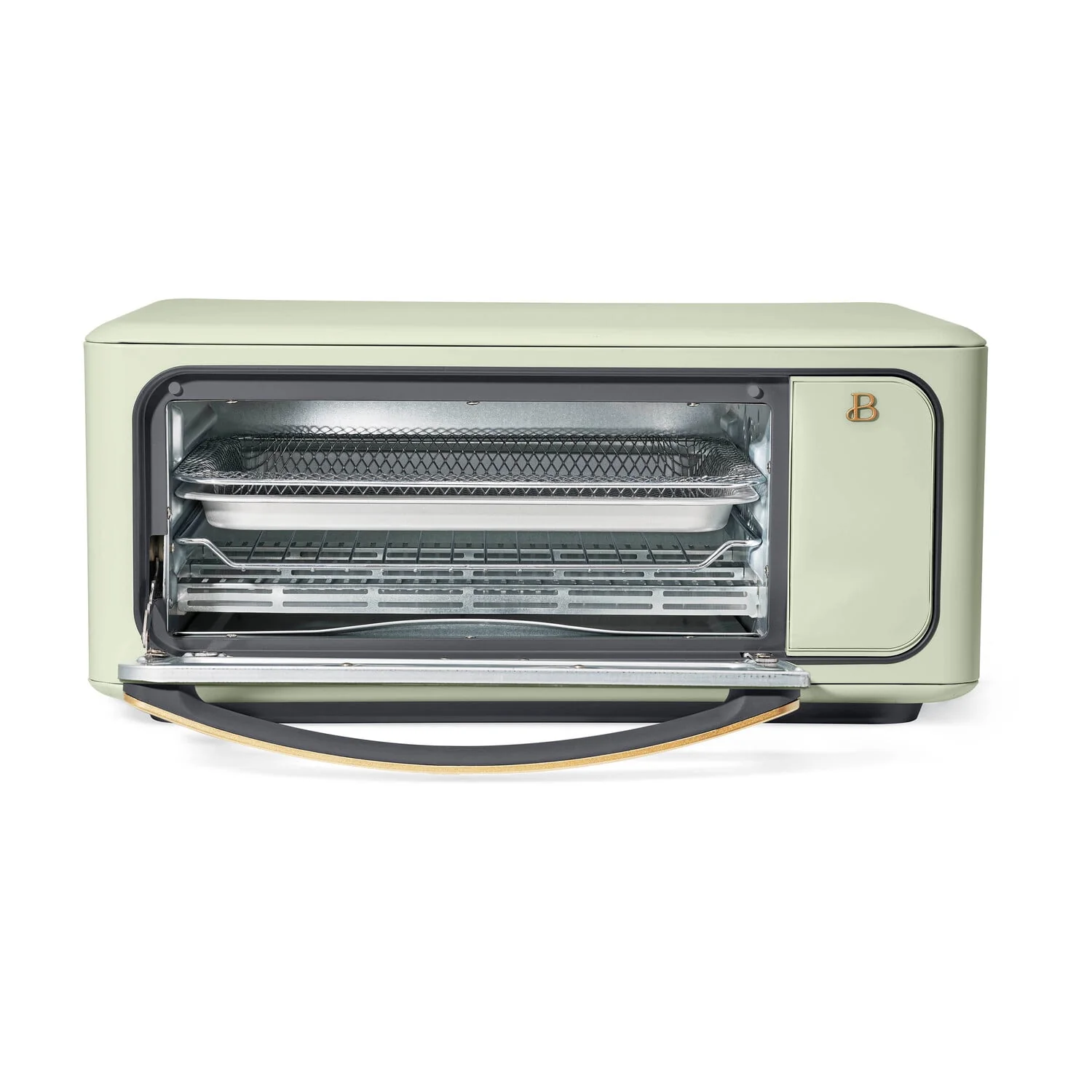 Beautiful Infrared Air Fry Toaster Oven, 9-Slice, 1800 W, Black Sesame by Drew Barrymore