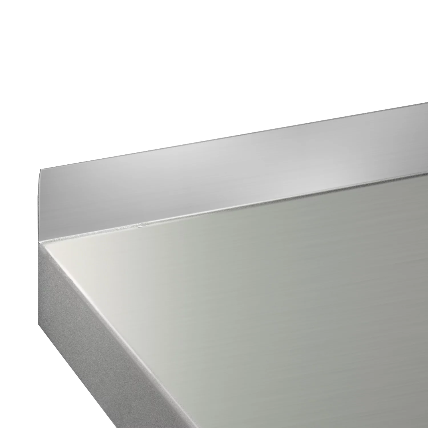 Uyoyous 36" x 24" NSF Stainless Steel Work Table with Backsplash, Commercial Kitchen Prep Table with 4 Casters
