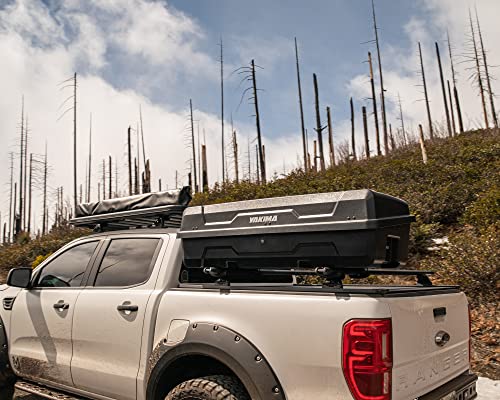 Yakima Hard Shell Cargo Box, Vehicle Rooftop Travel & Storage Gear Case, Carrier for Cartop or Truck Bed, 10 Cubic Feet, DeepSpace 10, Black