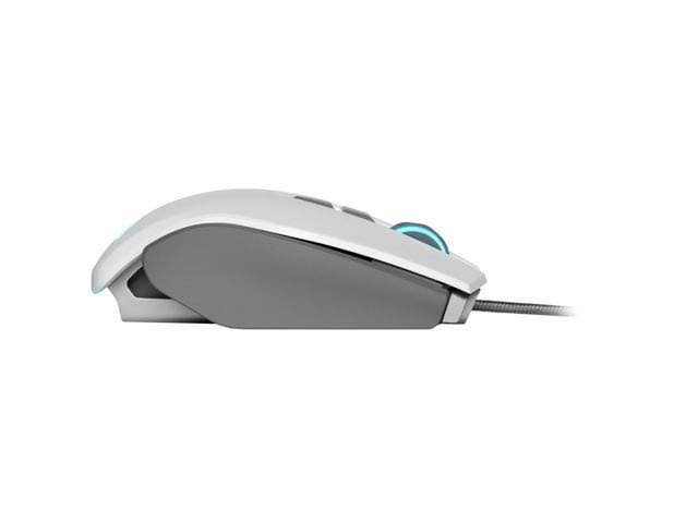 Corsair M65 RGB Elite Tunable FPS Gaming Mouse White with Black, 18000 DPI, Optical, iCUE Software