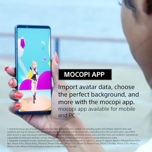 Sony mocopi 3D Mobile Motion Capture for VR and 3D Content Creation, Pro Kit Includes 2 Sets of mocopi Main Unit