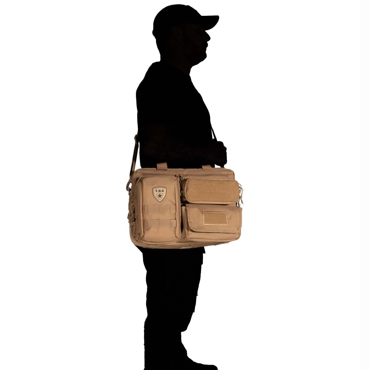 Tactical Baby Gear Deuce 2.0 Diaper Bag in Coyote Brown