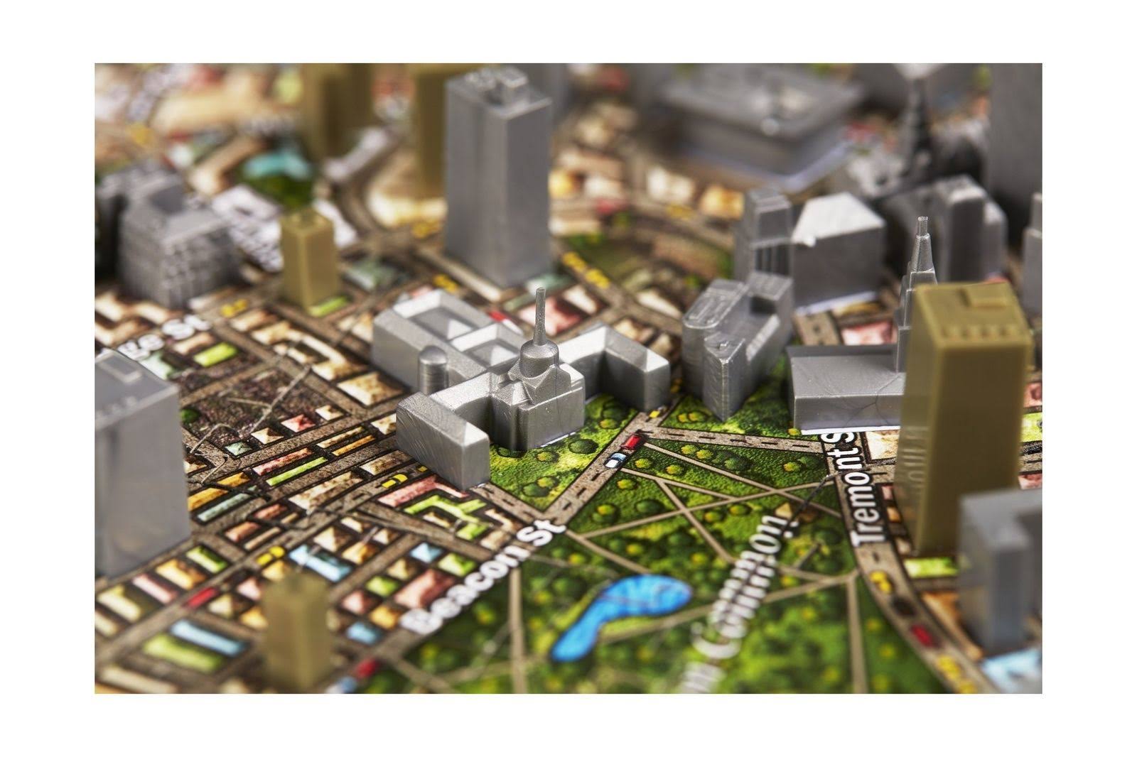 4D Cityscape Puzzle - Boston, USA