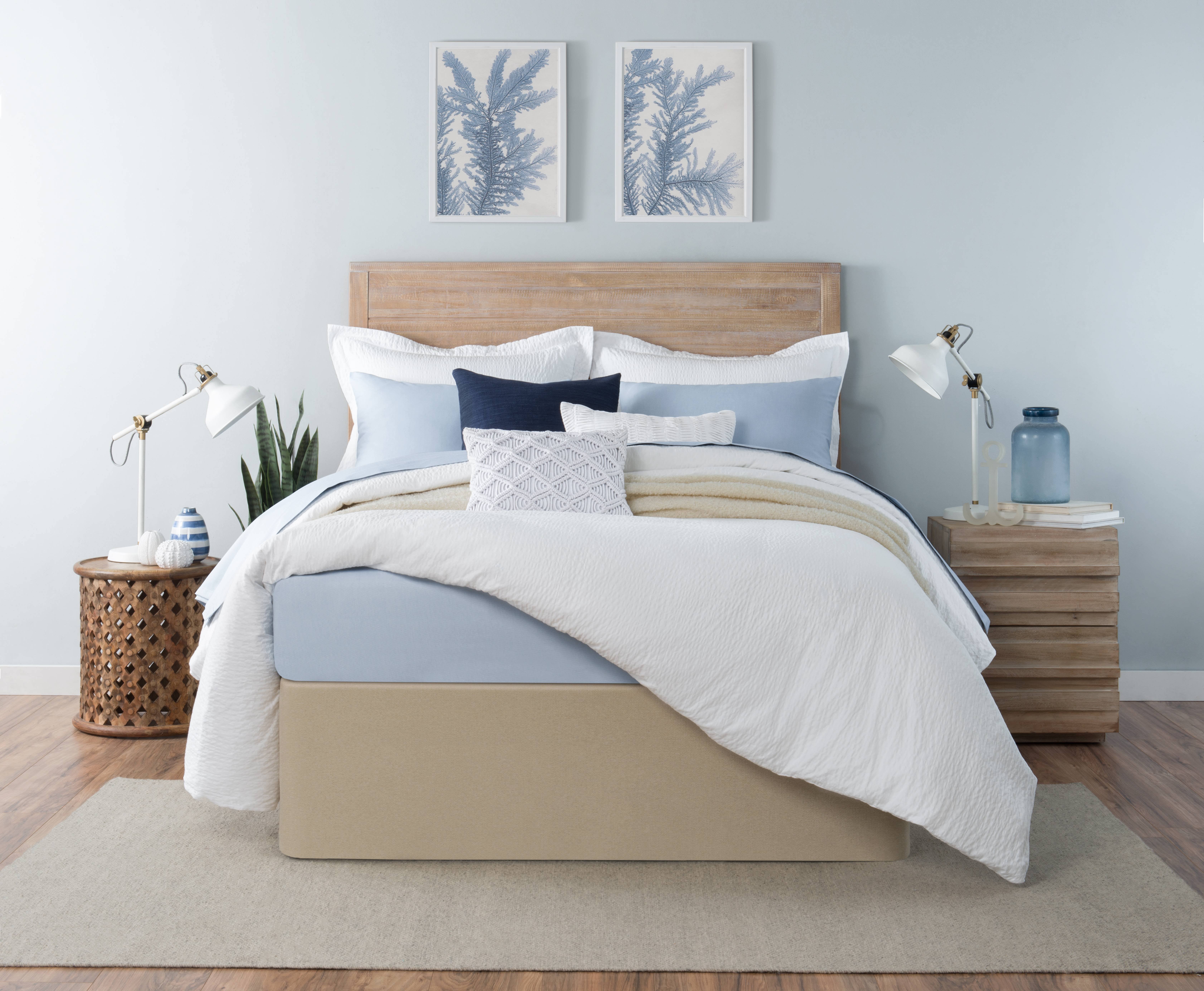 Standard Textile Circa Bed Wrap (Rice Paper, Full)