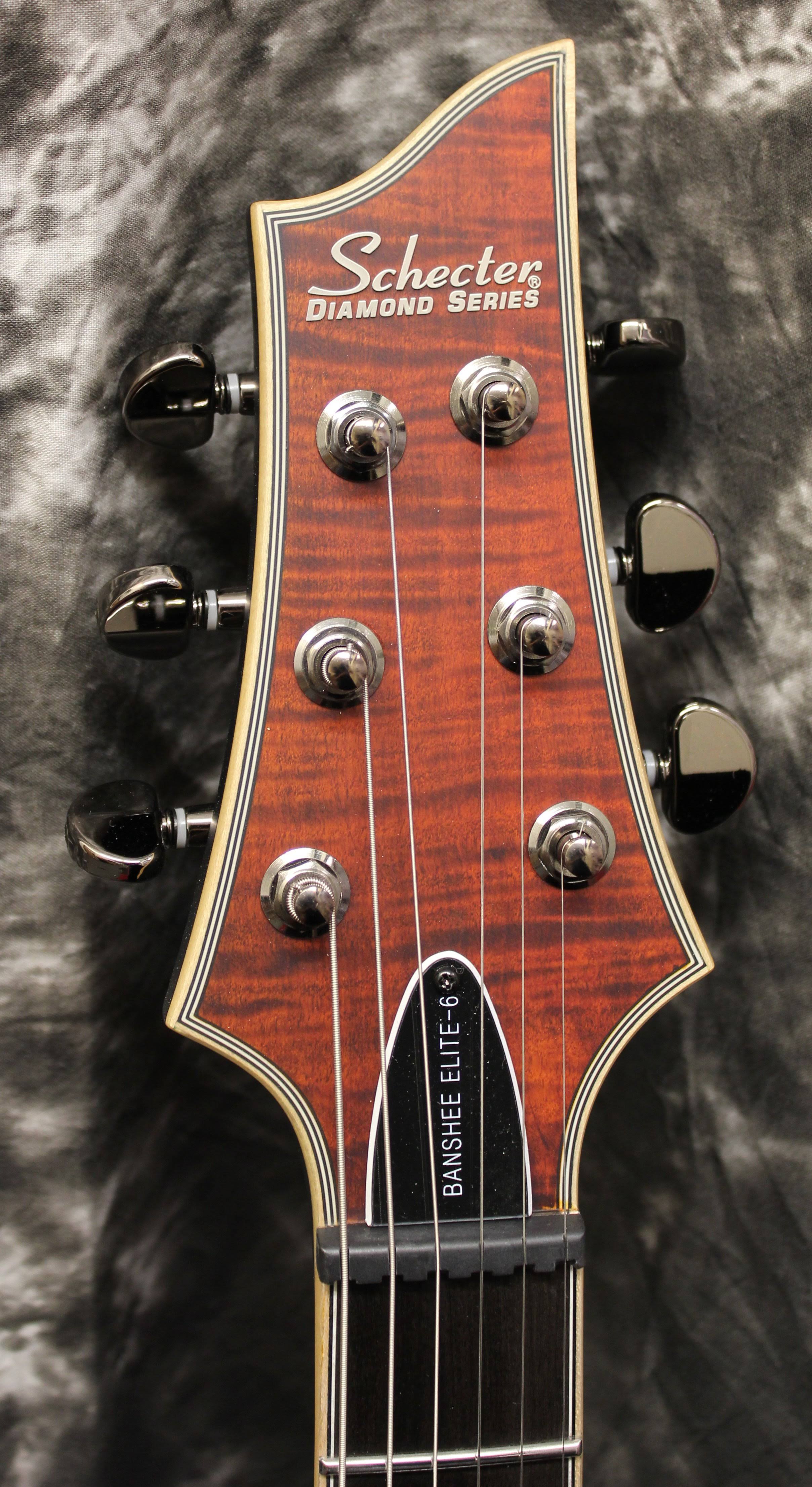 Schecter Banshee Elite 6 Electric Guitar Cat&s Eye Pearl