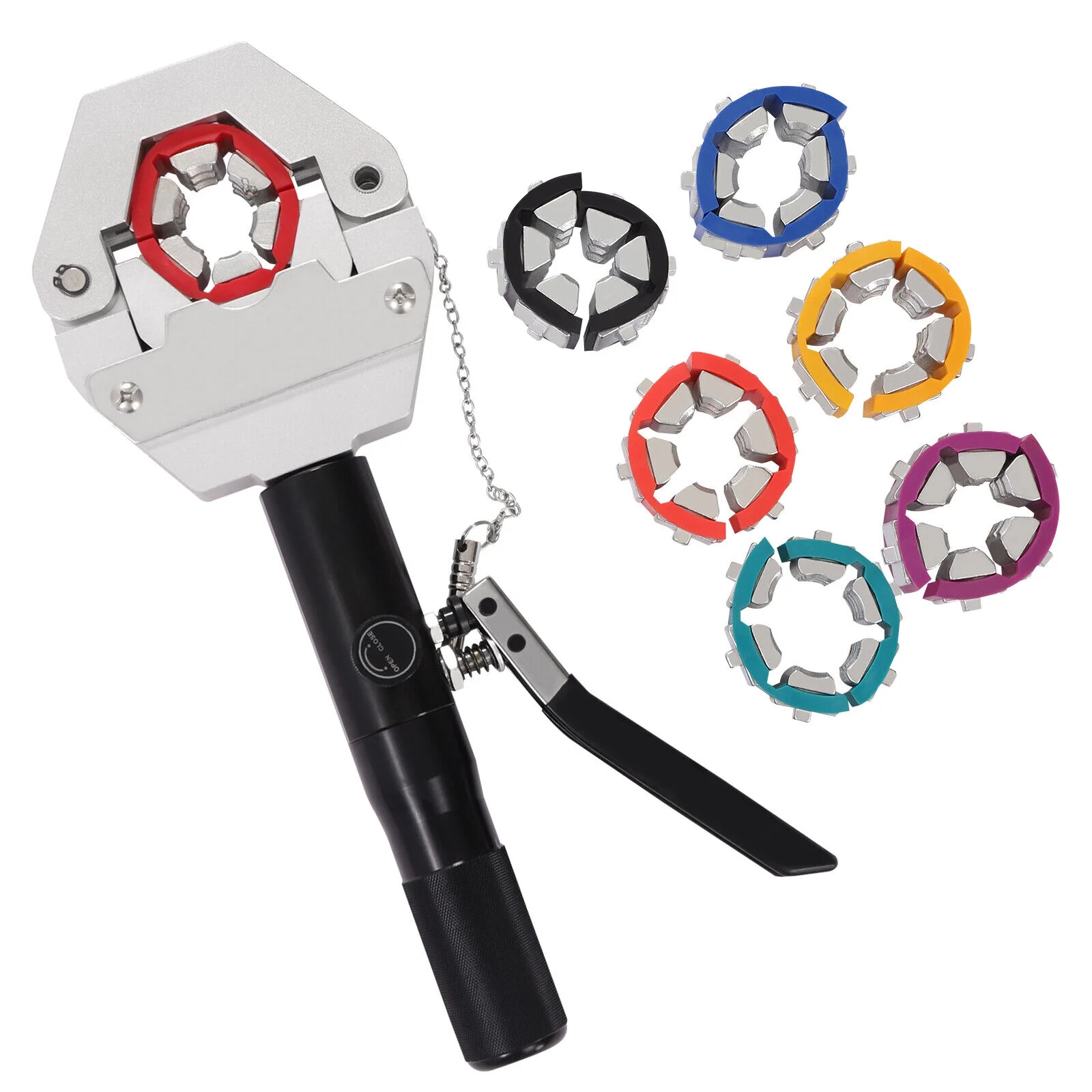 MONIPA Hydraulic A/C Hose Crimper Hydraulic A/C Crimping Tool For Air Conditioning Hose