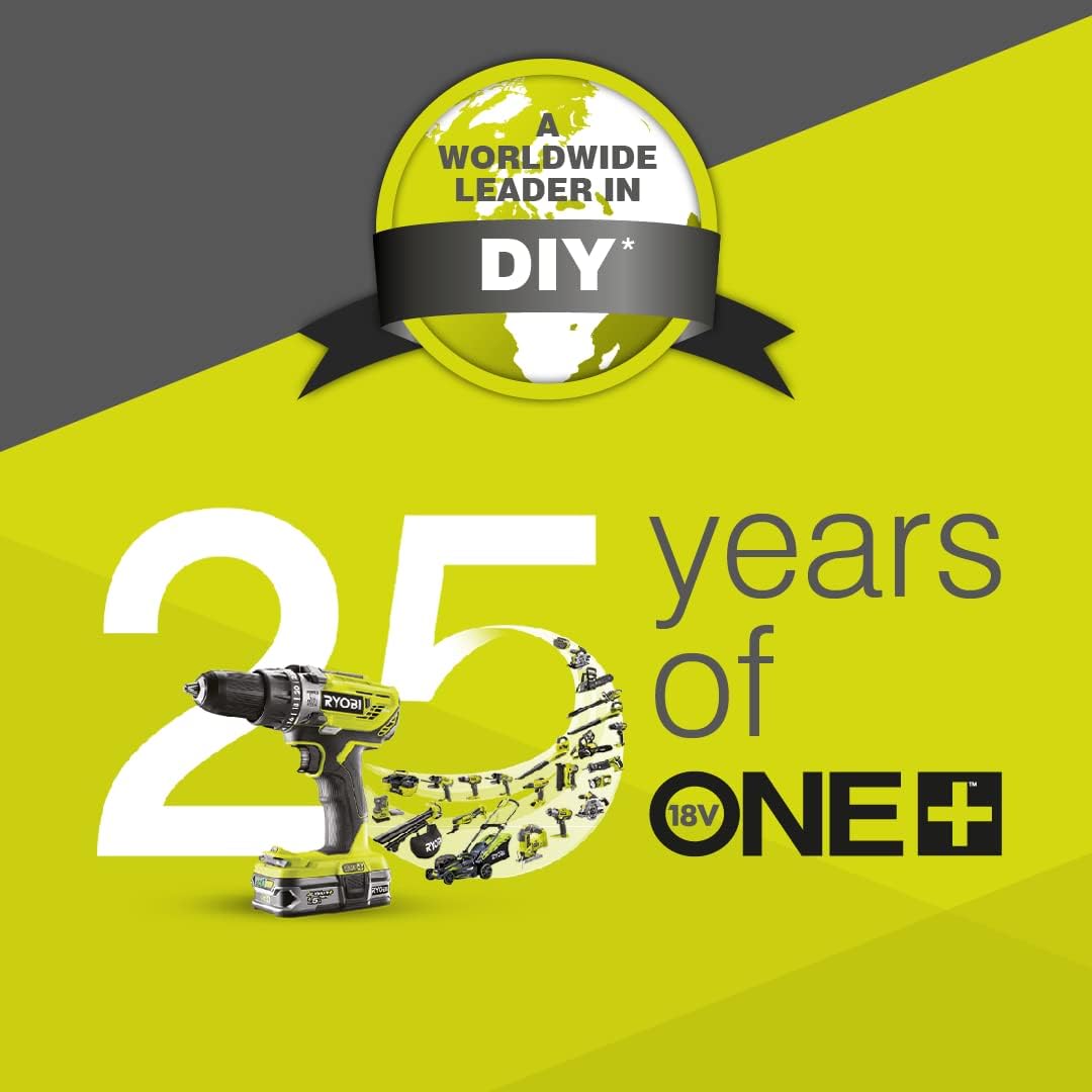Ryobi R18SW3-0 18V ONE+ Cordless Debris Sweeper (Body Only), 18 V, Green