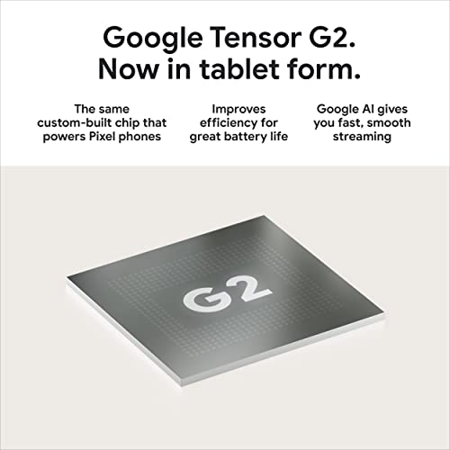 Google Pixel Tablet with Charging Speaker Dock - Android Tablet with 11-Inch Screen, Smart Home Controls, and Long-Lasting Battery