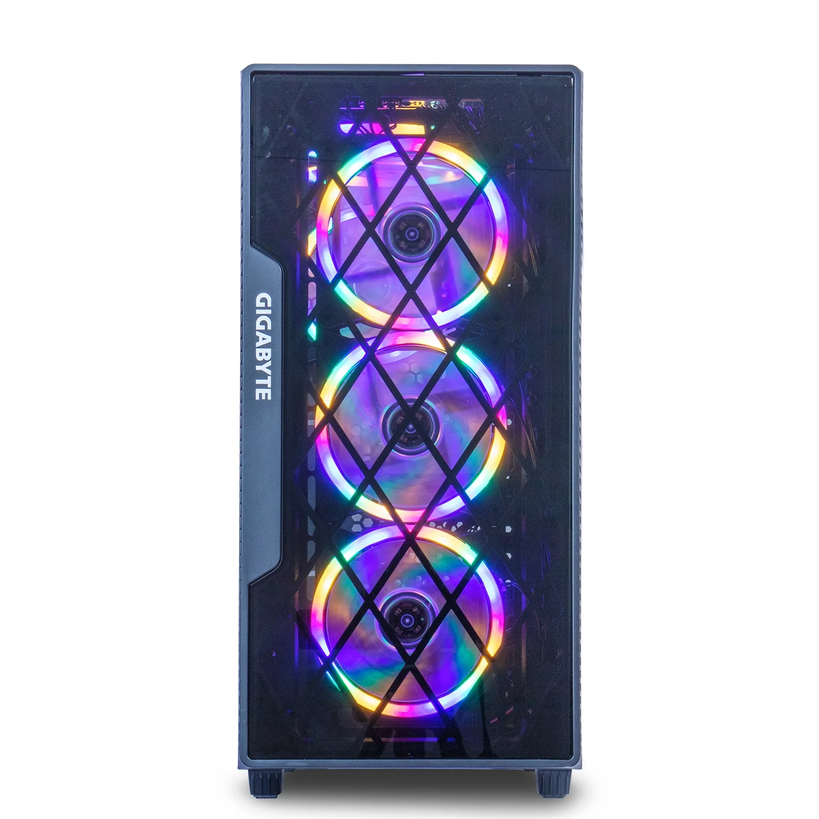 MXZ Gaming PC Desktop Computer, AMD Ryzen 5 4500 3.6GHz, RX6600,16GB DDR4, 500GB NVME SSD, 6RGB Fans, Win 11 Ready, Gamer Desktop Computer