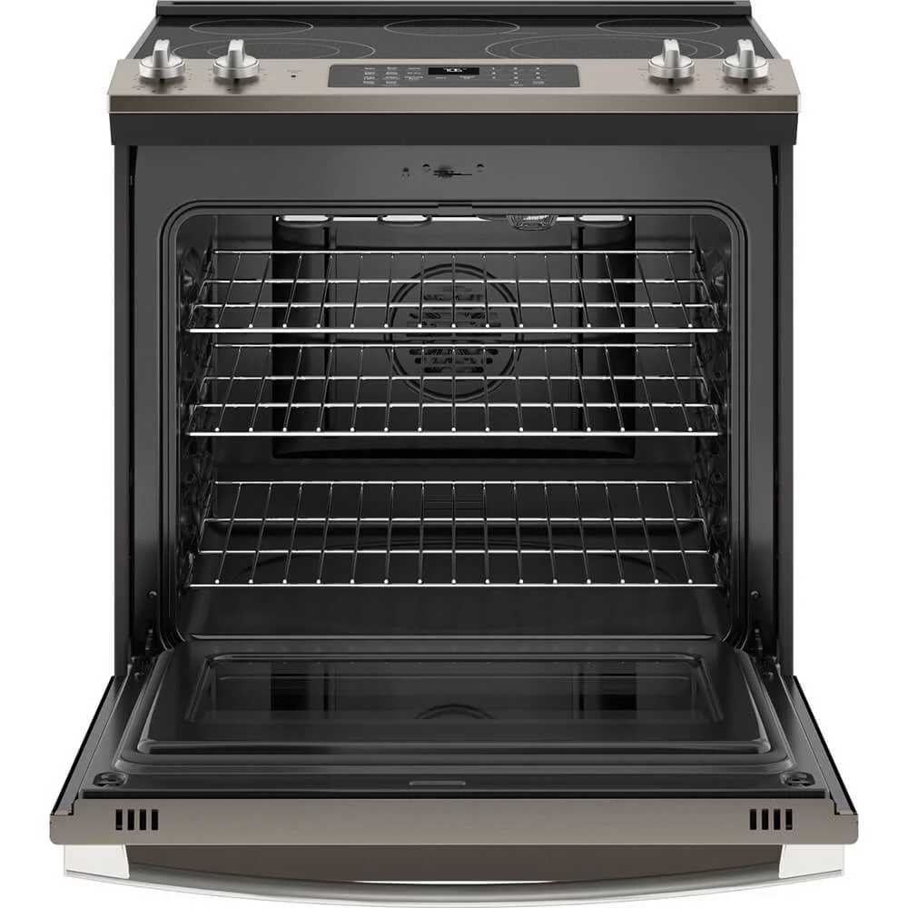 GE APPLIANCES JS760EPES  SLIDE IN ELECTRIC RANGE White
