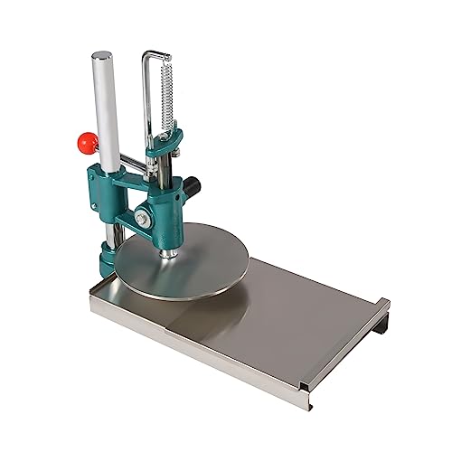 Pizza Dough Press Machine,7.9"/9.5" Pizza Pastry Press Machine with Dual Plates, Stainless-Steel Household Pizza Press