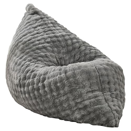 Hobestluk 3 in 1 Bean Bag Chair Giant Bean Bag Chairs Convertible Bean Bag Floor Cushion with Machine Washable Cover