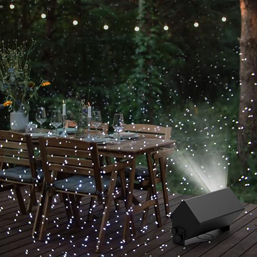AIRIVO Outdoor Laser Lights Projector, 5 Color Motion Firefly Lights Star Show Projection Light