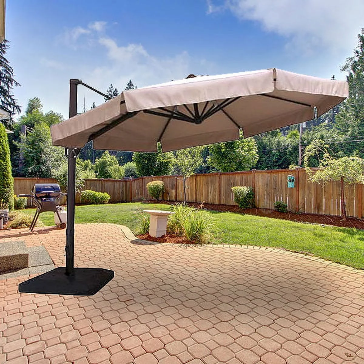 Garden Winds Replacement Canopy to for Menards 11ft Offset Umbrella