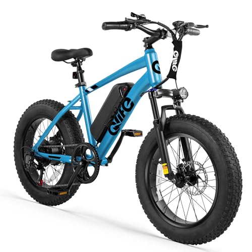 Racer Fat tire Electric Bike for Adults - 28MPH Mountain Ebike with Peak 1200W Brushless Motor, 499Wh Removable Battery