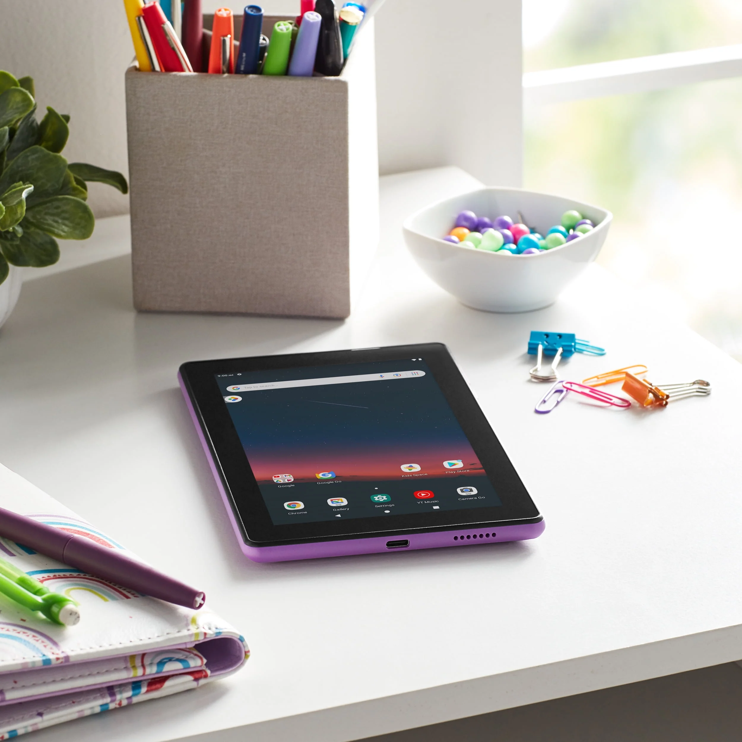 onn. 7 Tablet, 32GB (2022 Model) , 2.0 GHz Quad-Core Processor, Charcoal