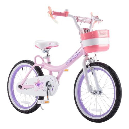 Royalbaby Princess Girls Kids Bike 12 14 16 18 20 Inch Children Bicycle with Basket for Age 3-12 Years