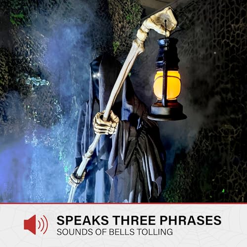 Haunted Hill Farm Motion-Activated 7.5-Ft. Tall Smoldering Ghoul