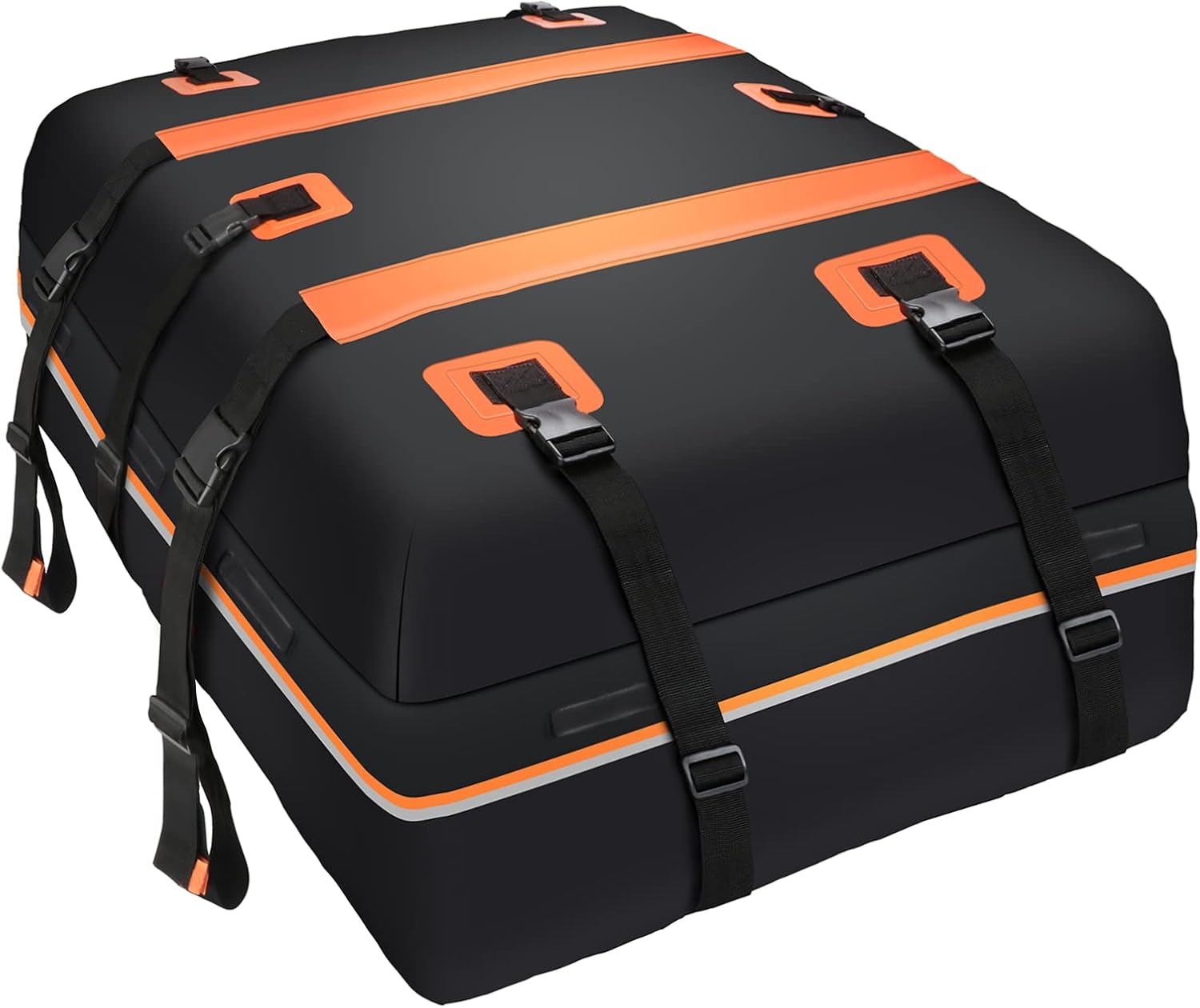 TAGMORE Rooftop Cargo Carrier Roof Bag Waterproof 20 Cubic Roof Top Car Cargo Carrier All Cars with/Without Rack Includes Anti-Slip Mat 10 Reinforced