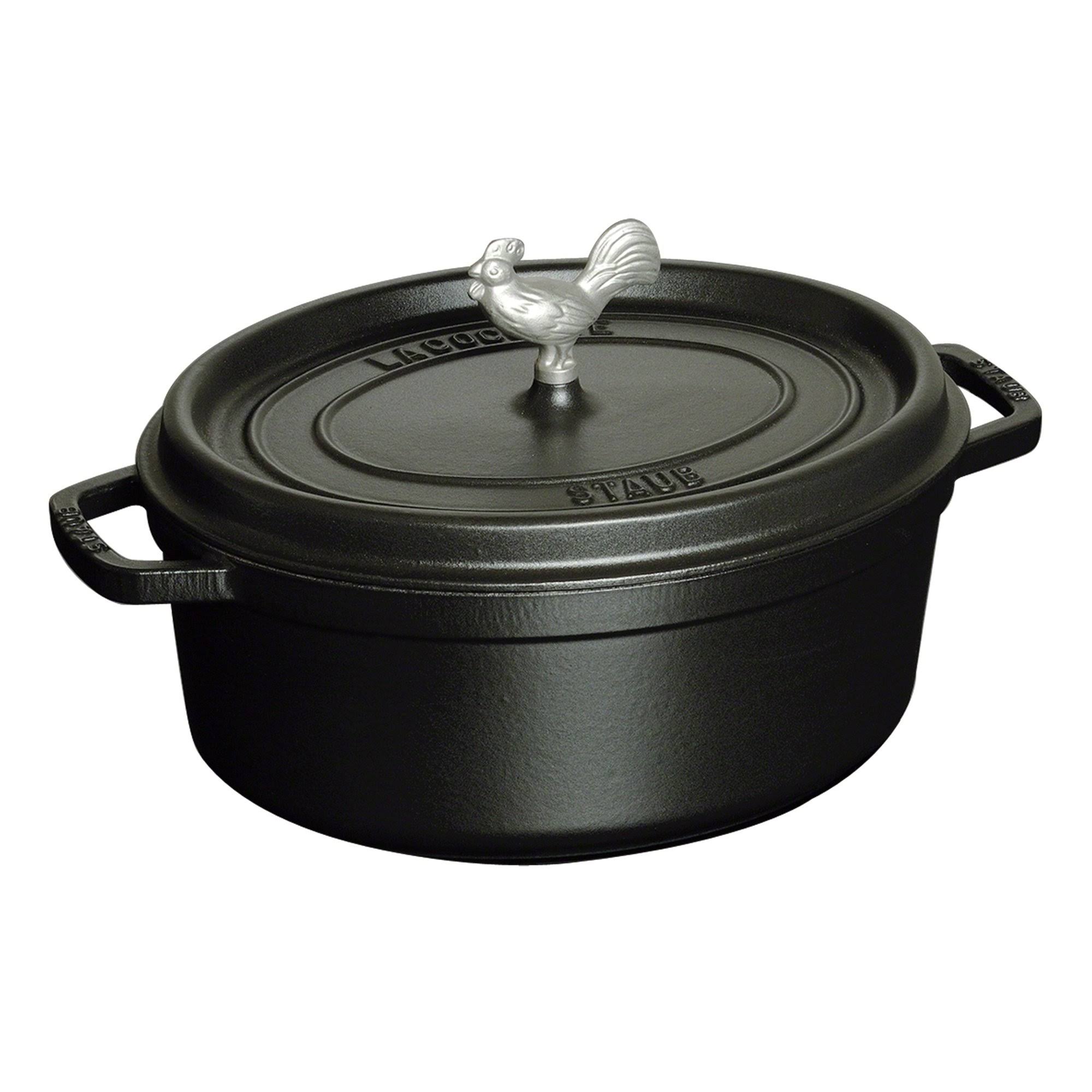 Staub - Cast Iron 5.75-qt Coq AU VIN Cocotte - Cherry
