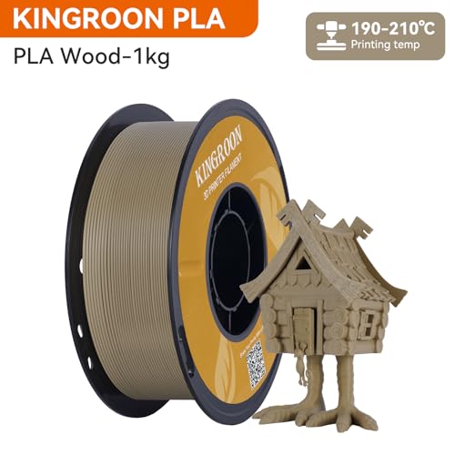 Kingroon PLA 3D Printer Filament, 12Rolls, Dimensional Accuracy +/- 0.03 mm, 12kg Spool(26.4lbs)