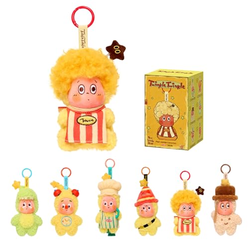 POP MART Twinkle Twinkle Be a Little Star Series - Plush Pendant Blind Box, Random Design Action Figures Collectible Toys Home Decorations