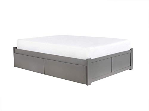 AFI Concord Platform Bed with Footboard & Storage Drawers