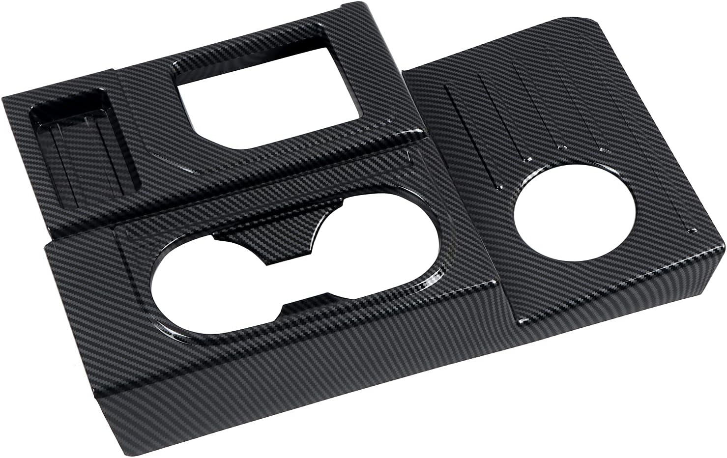 HIGH FLYING for Toyota Tundra 2014-2021 Car Accessories ABS Carbon Fiber Grain Center Consoles A/C Air Outlet Vent Decor Cover Trim 3pcs (Not Fit RHD)