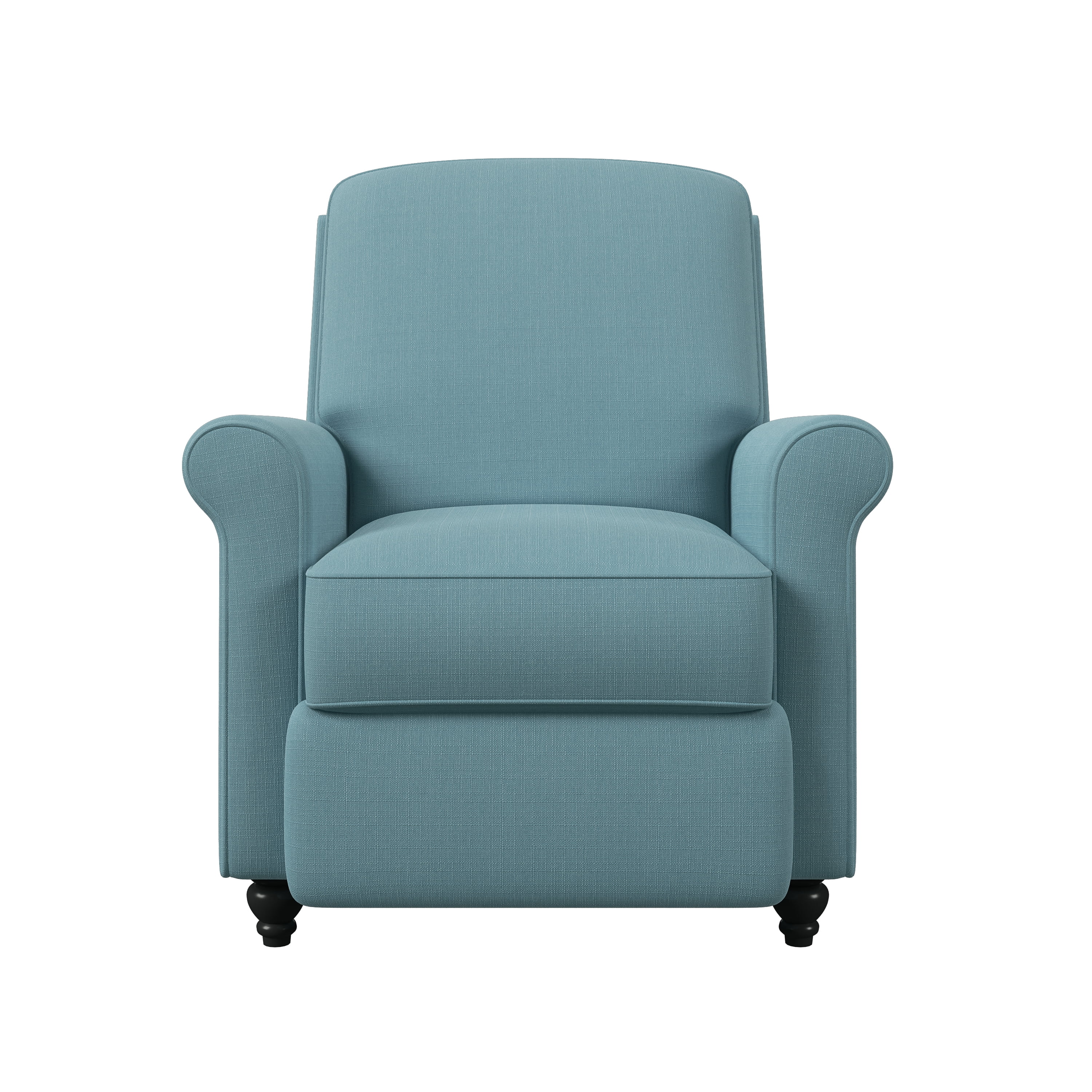 Homesvale Lincoln Push Back Recliner Chair, Sky Blue