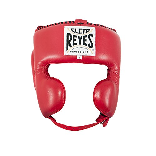 CLETO REYES Boxing Headgear with Cheek Protection for Men and Women, Protective Head Guard Face Saver, Sparring Fighting