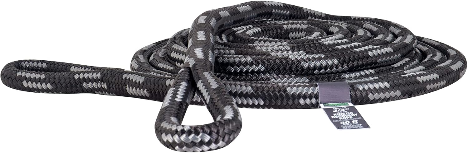 American Lifting Kinetic Energy Recovery Rope – Heavy Duty Off-Road Tow Strap Recover 19,000 Lbs 3/4 x 30’ – Great for Vehicles, Trucks, Jeep, SUVs