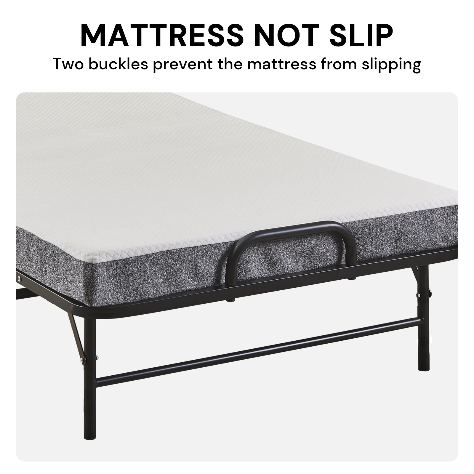 SunsGrove Folding Bed with Mattress, 75" x 31", Rollaway Bed Guest Bed Portable Foldable Extra Bed for Adults