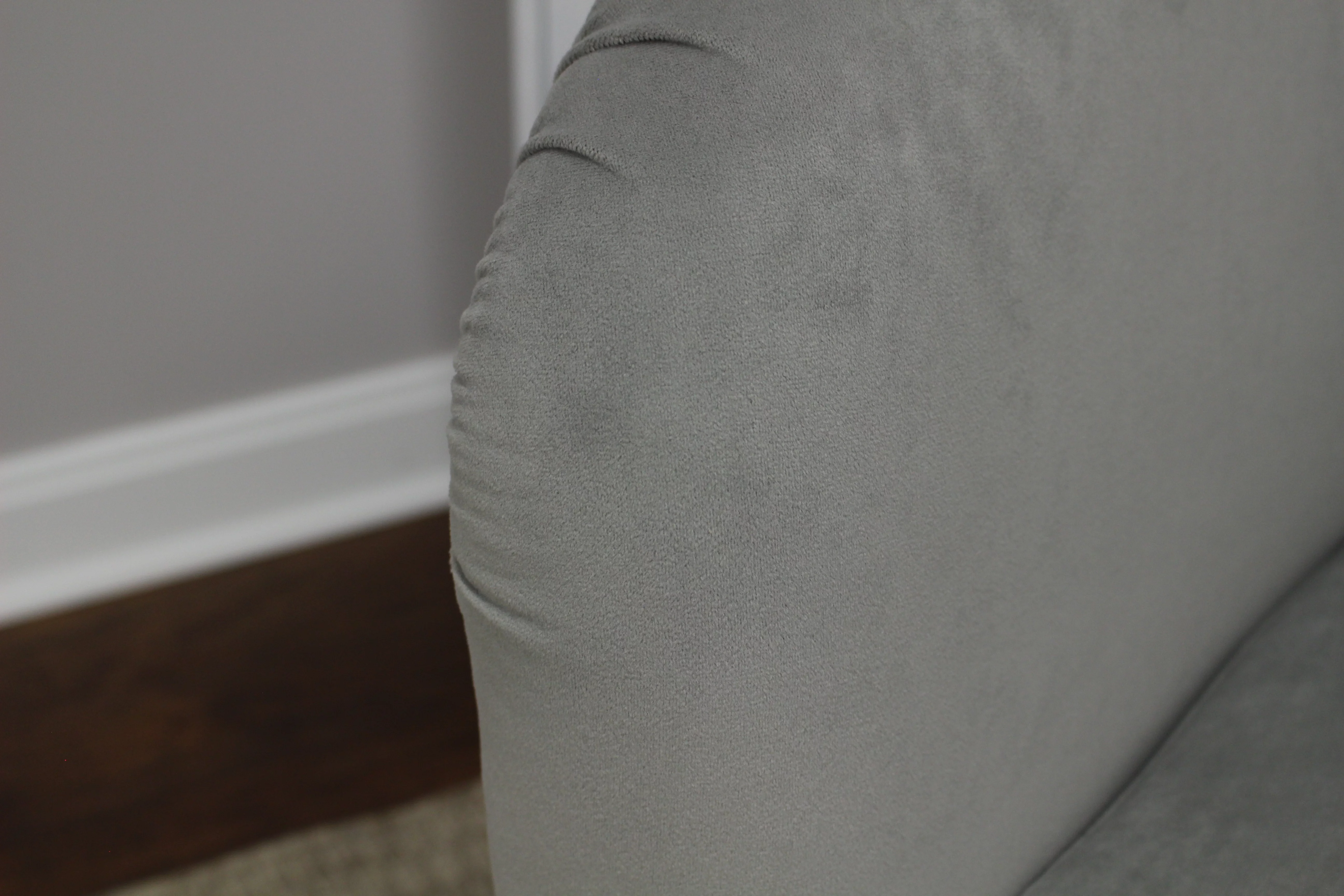 Mainstays Microfiber Tub Accent Chair, Dove Gray
