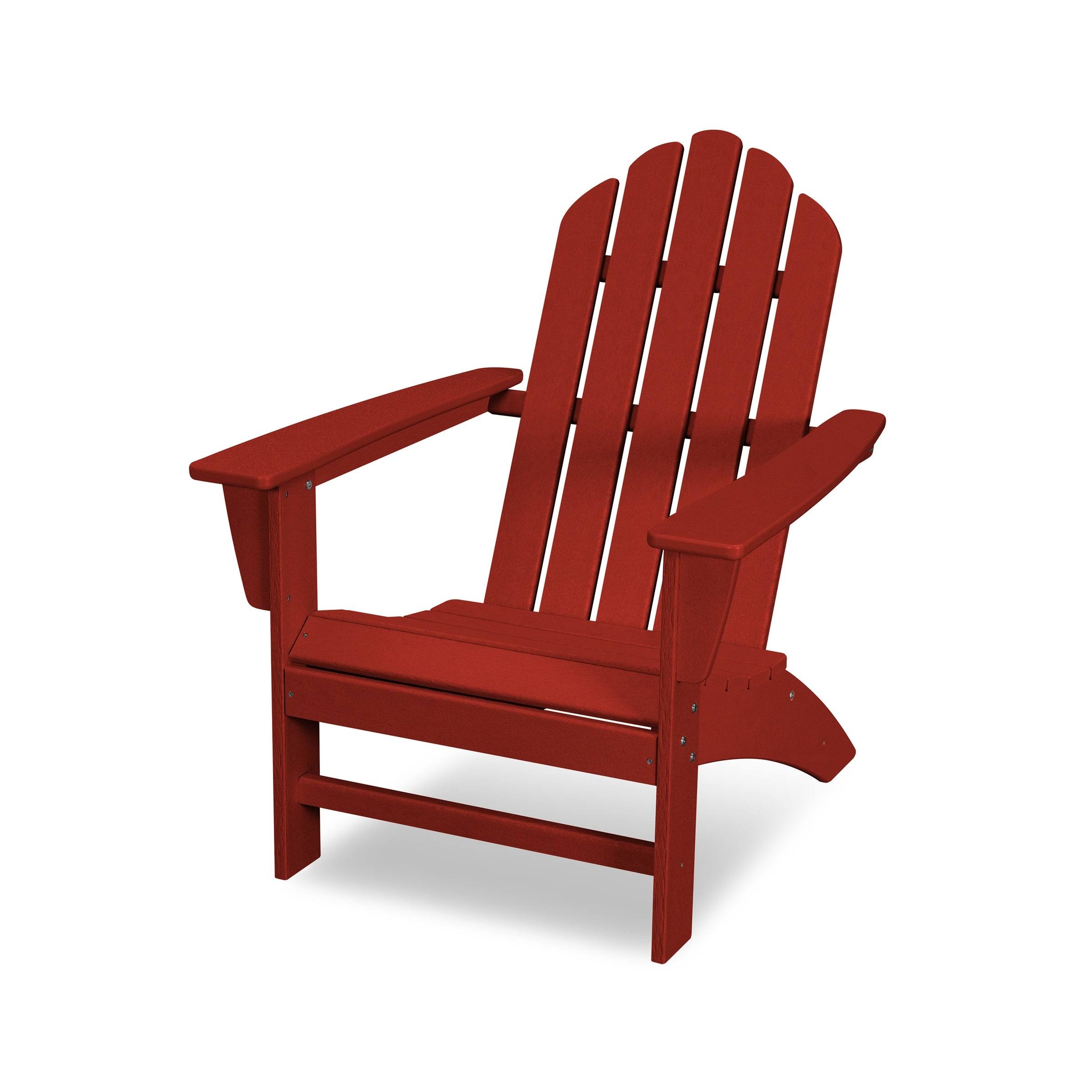 POLYWOOD Kahala Adirondack Chair - Crimson Red - Avayadevconnect