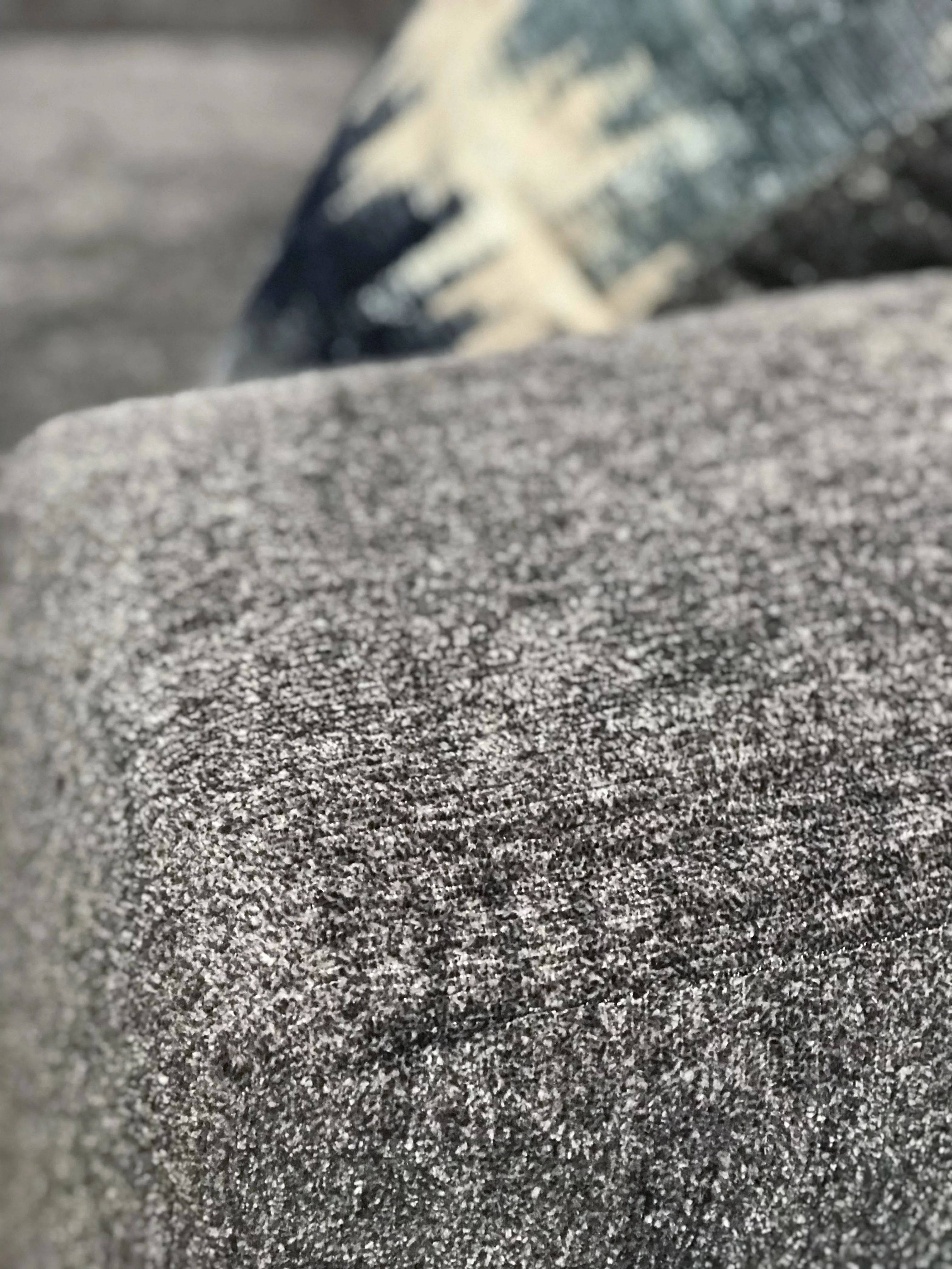 Roundhill Furniture Bergen Silverton Pewter Fabric Sectional Sofa