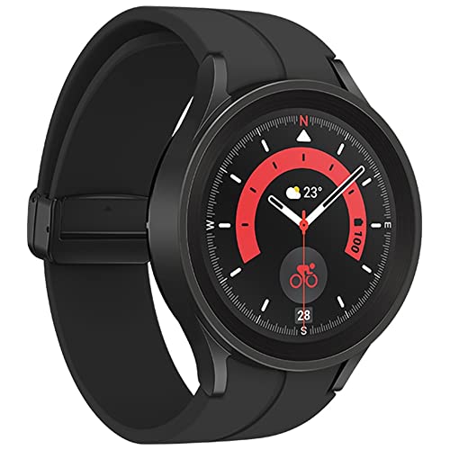 SAMSUNG Galaxy Watch 5 Pro (45mm, WiFi + 4G LTE) 1.4" Super AMOLED Smartwatch GPS Bluetooth with Advanced Sleep Coaching, Bioactive Sensor