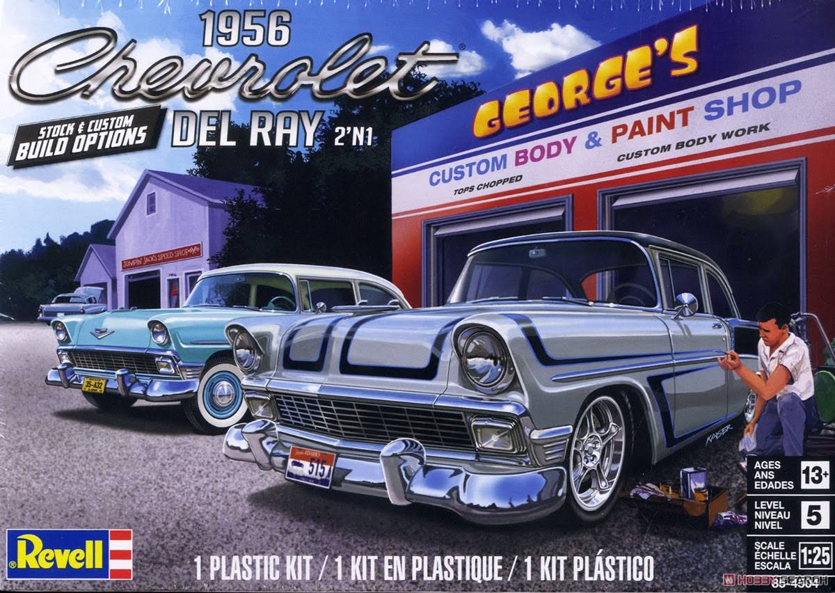 Revell - 1956 Chevy Del Ray 2N1 - Plastic Model Car Kit (4504)