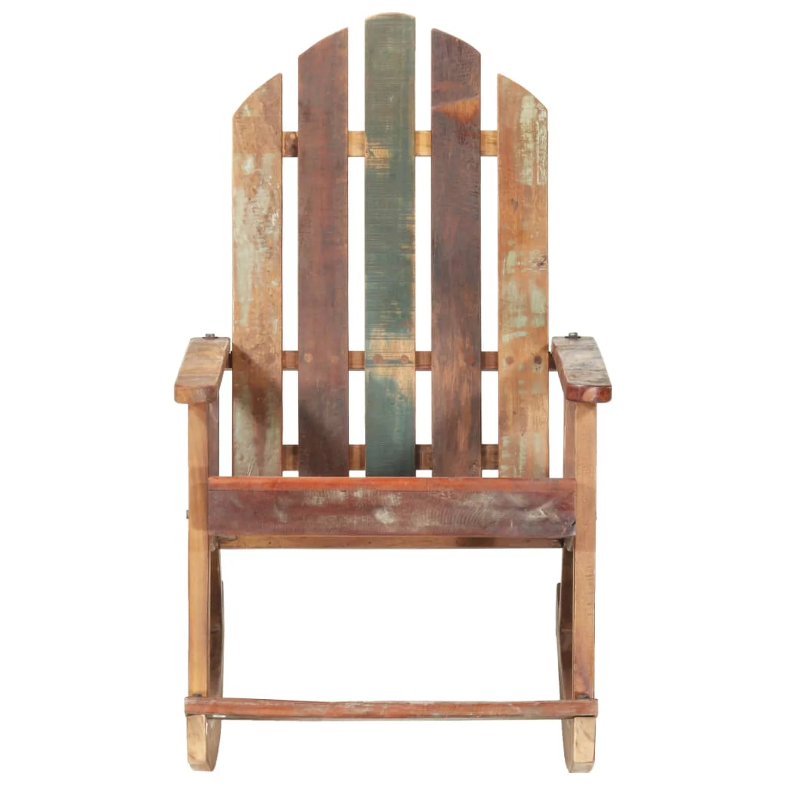 Anself Garden Rocking Chair Reclaimed Wood Armchair for Living Room, Patio, Balcony, Backyard, Outdoor Furniture 27.6 x 35.4 x 38.2 Inches (W x D x H)