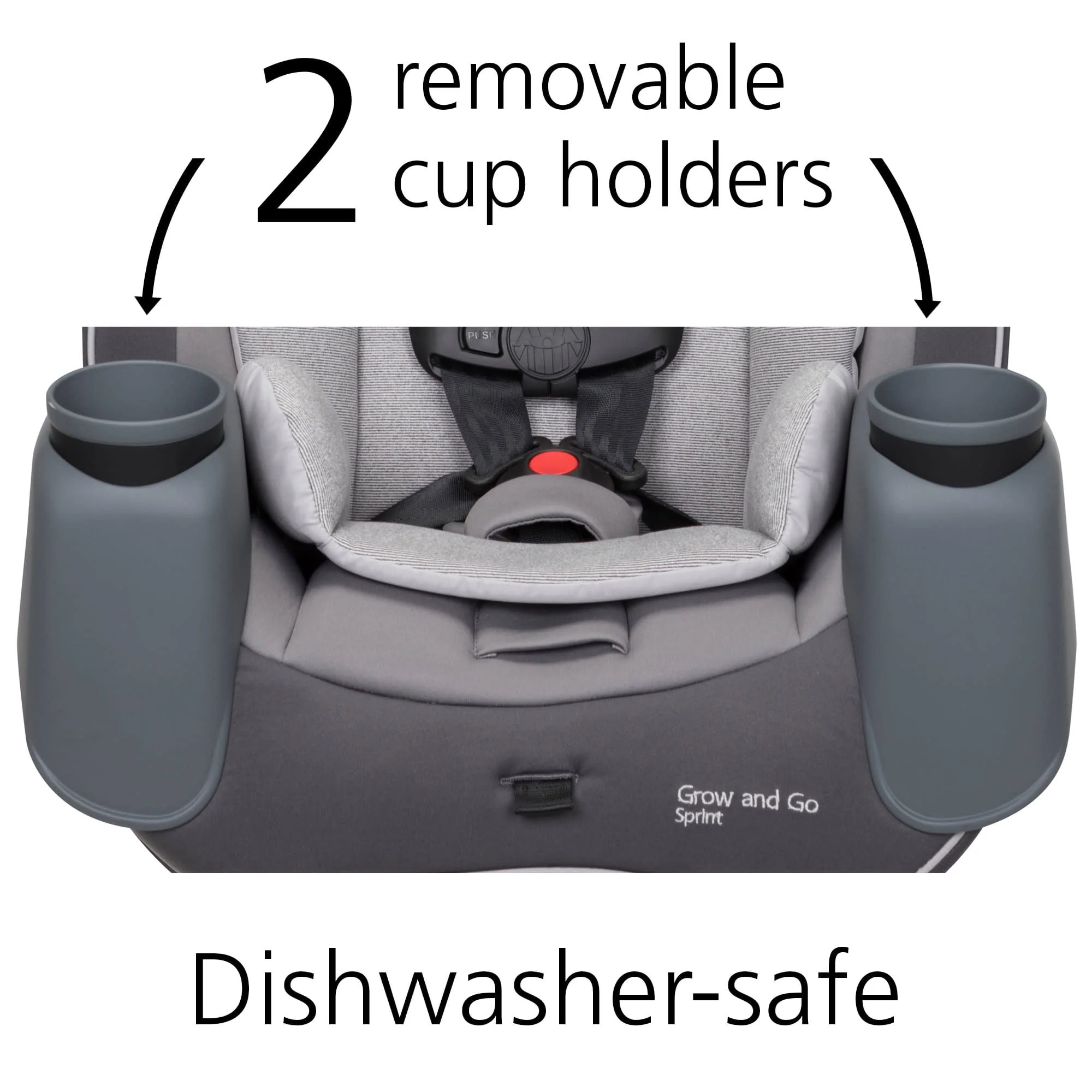 Safety 1st Grow and Go Sprint All-in-1 Convertible Car Seat, Silver Lake
