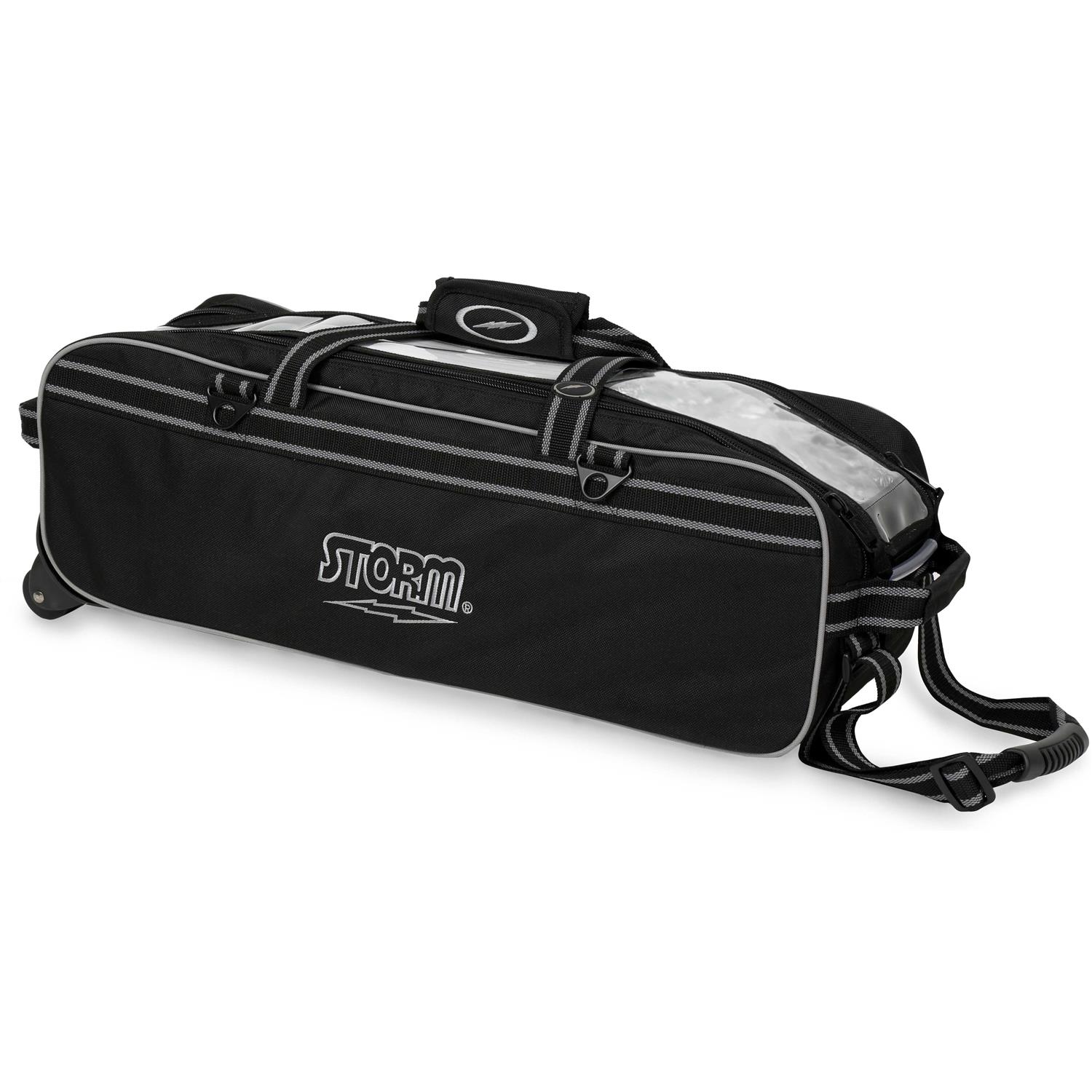Storm Tournament Travel 3 Ball Tote Black Bowling Bag - Sports Supplies Online Store