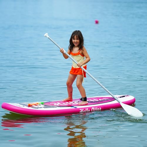 Tuxedo Sailor Inflatable Stand Up Paddle Board with Complete Accessories for Surfing and Traveling