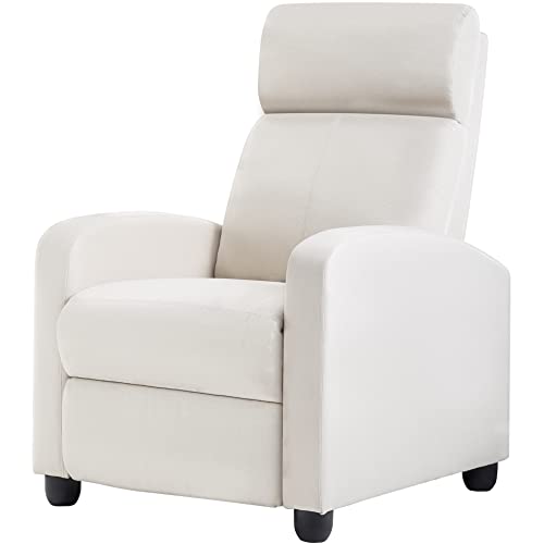 BestMassage | Recliner Chair | with 2 Point Massage Function | Black | with Lumbar Support, Adjustable Push Back, Wide Armrests