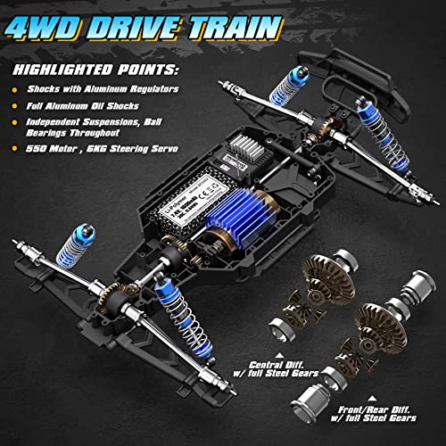 HAIBOXING 2995 Remote Control Truck 1:12 Scale RC Buggy 550 Motor Upgrade Version 42KM/H High Speed RC Cars