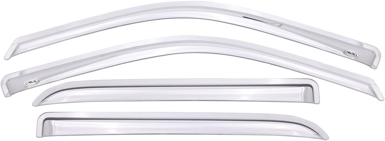 Auto Ventshade AVS 684109 Chrome Ventvisor Side Window Deflector, 4-Piece Set for 2009-2022 Dodge Ram 1500 w/Crew Cab