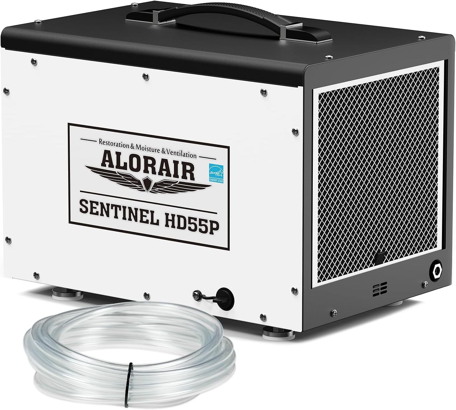 ALORAIR Crawl Space Dehumidifier, 120 PPD Energy Star Crawlspace Dehumidifiers with Drain Hose and Pump for Basement