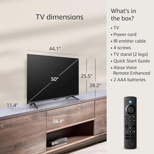 Amazon Fire TV 50" Omni Series 4K UHD smart TV, hands-free with Alexa