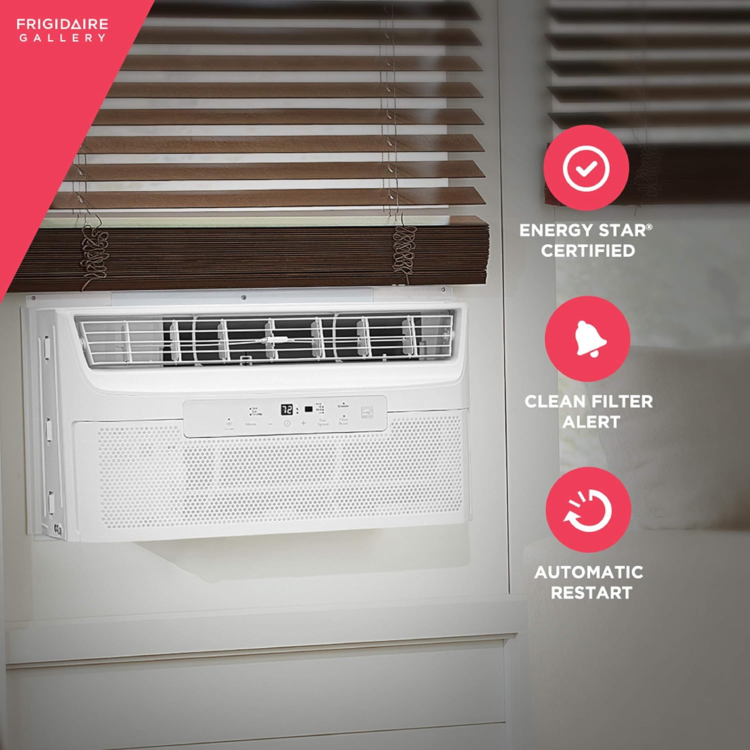 Frigidaire GHWW063WB1 Window Air Conditioner with Remote Control, White