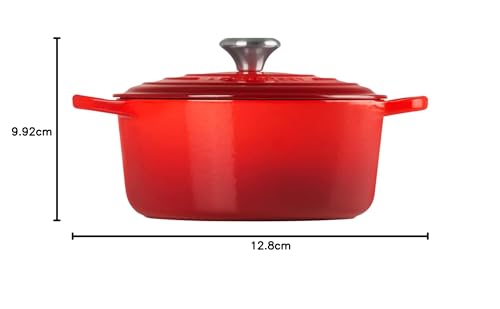 Le Creuset Enameled Cast Iron Signature Round Dutch Oven, 5.5 qt., Cerise