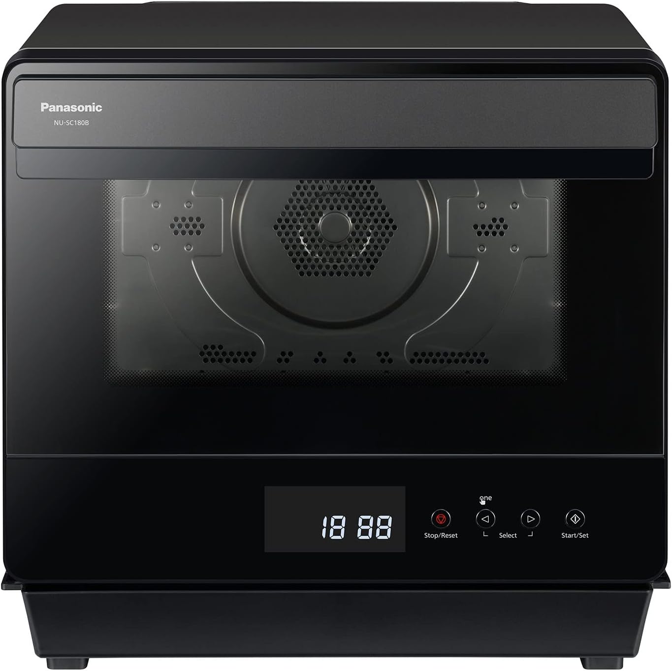 Panasonic HomeChef 7-in-1 Compact Oven with Convection Bake, Airfryer, Steam, Slow Cook, Ferment, 1200 watts, 7 cu ft with Easy Clean Interior